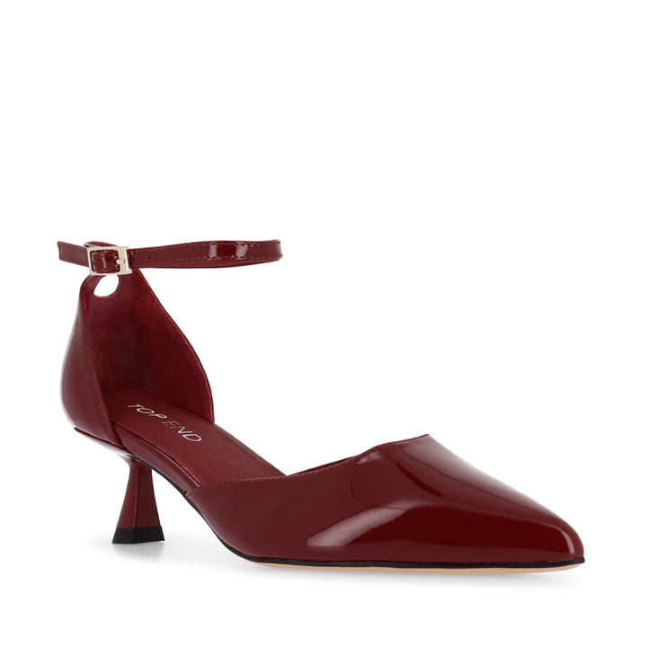 VOSTLY - DARK RED PATENT LEATHER