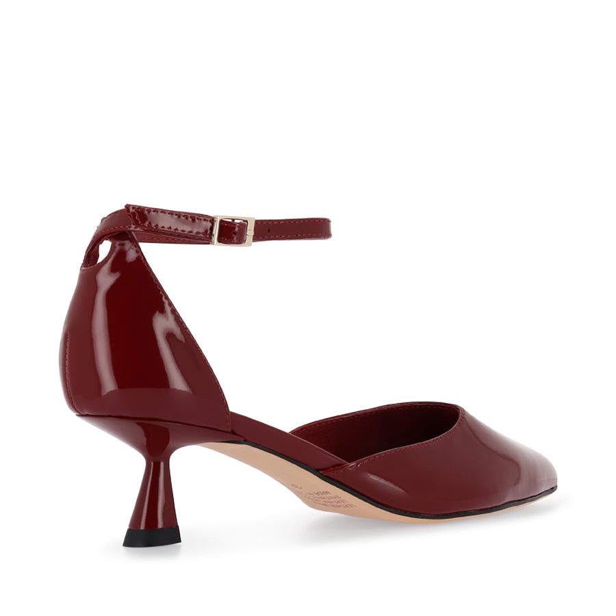 VOSTLY - DARK RED PATENT LEATHER