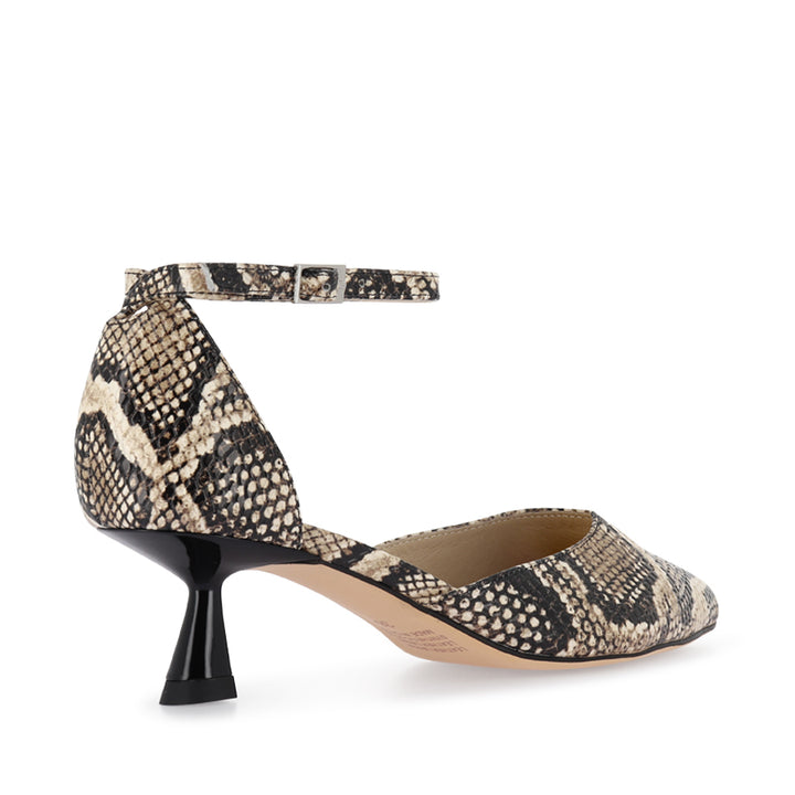 VOSTLY - LATTE SNAKE LEATHER