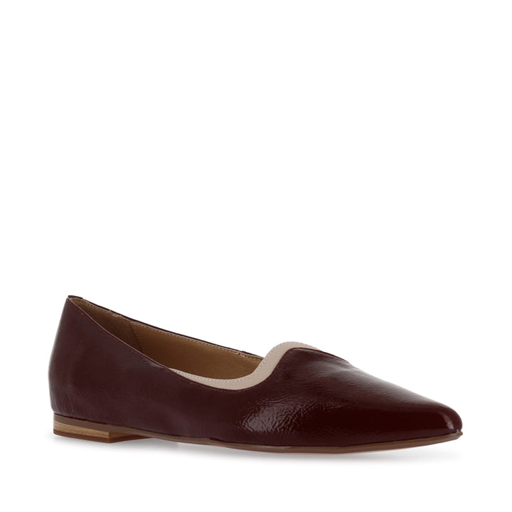 YIBBIE - WINE-NUDE PATENT LEATHER
