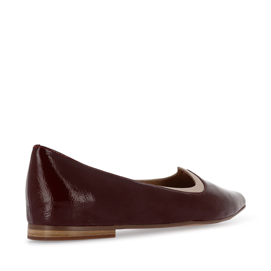 YIBBIE - WINE-NUDE PATENT LEATHER