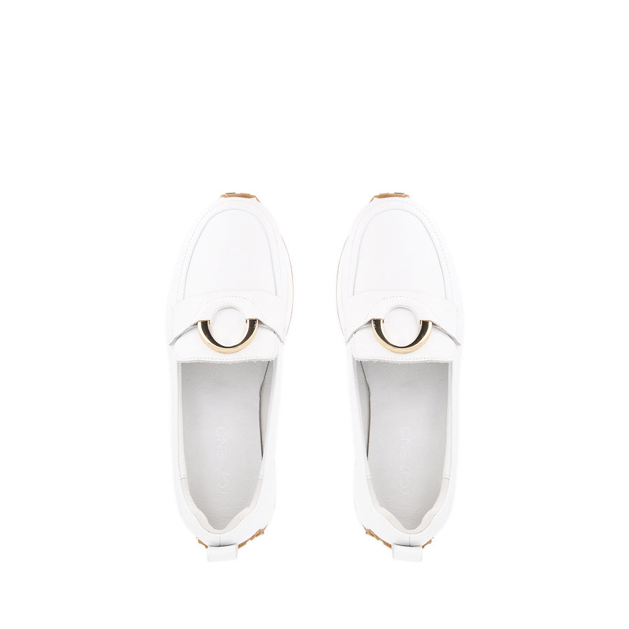 ZINKER - WHITE LEATHER
