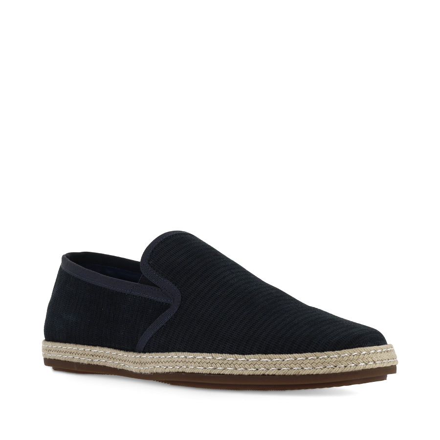 CHECK - NAVY SUEDE