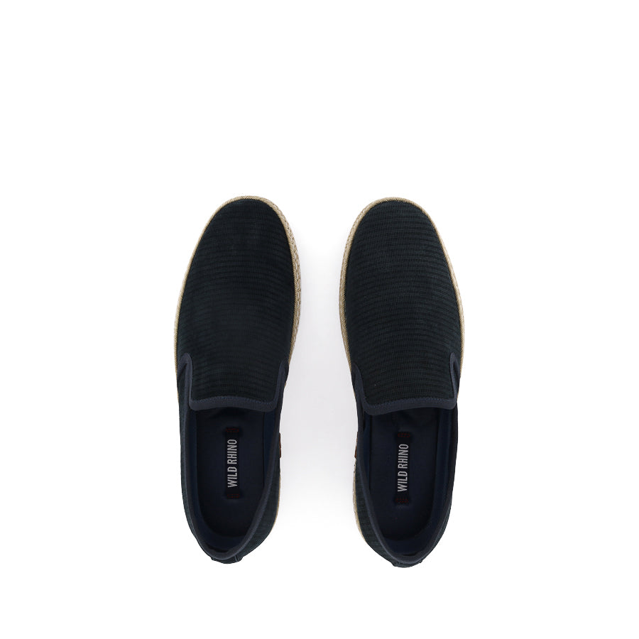 CHECK - NAVY SUEDE