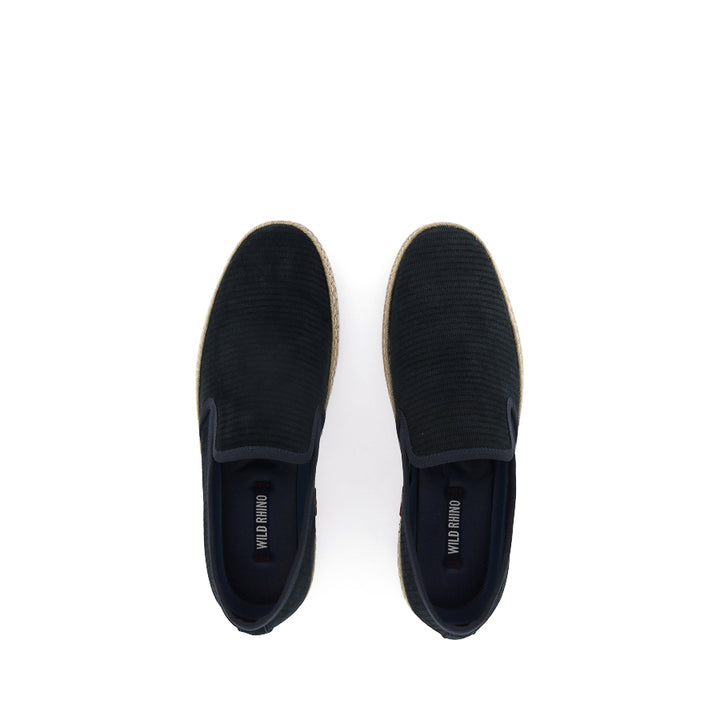 CHECK - NAVY SUEDE