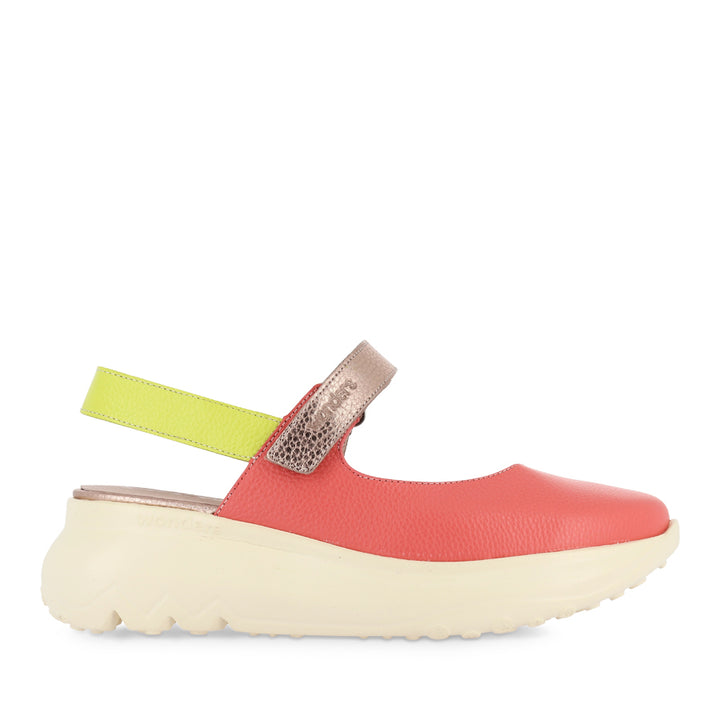 ALINA A-4004 - CORAL MULTI LEATHER