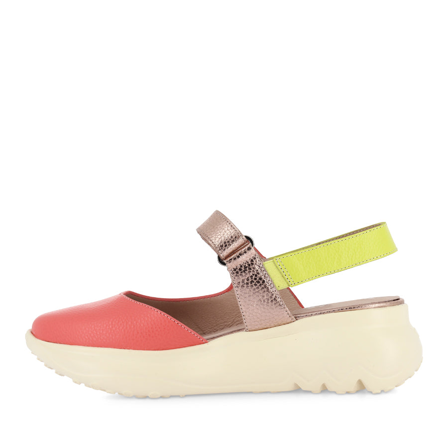 ALINA A-4004 - CORAL MULTI LEATHER