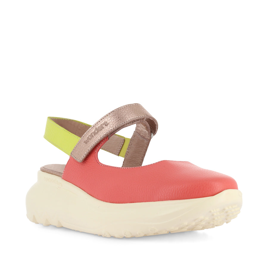 ALINA A-4004 - CORAL MULTI LEATHER