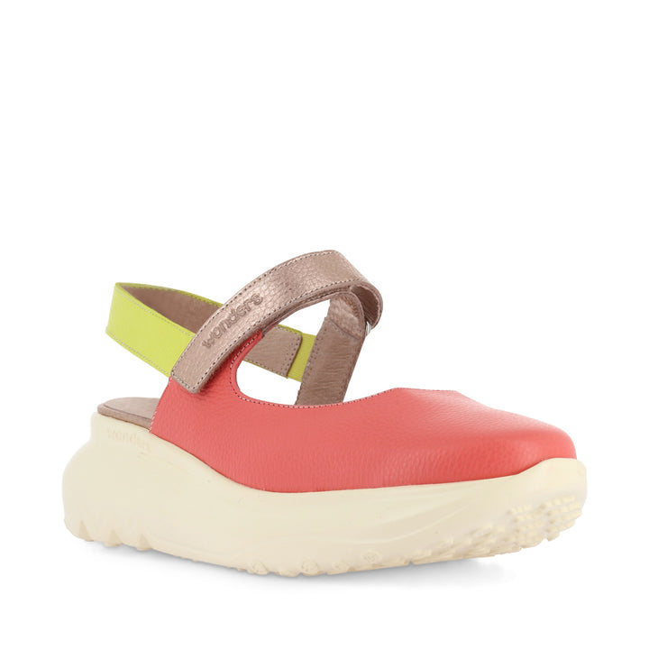 ALINA A-4004 - CORAL MULTI LEATHER