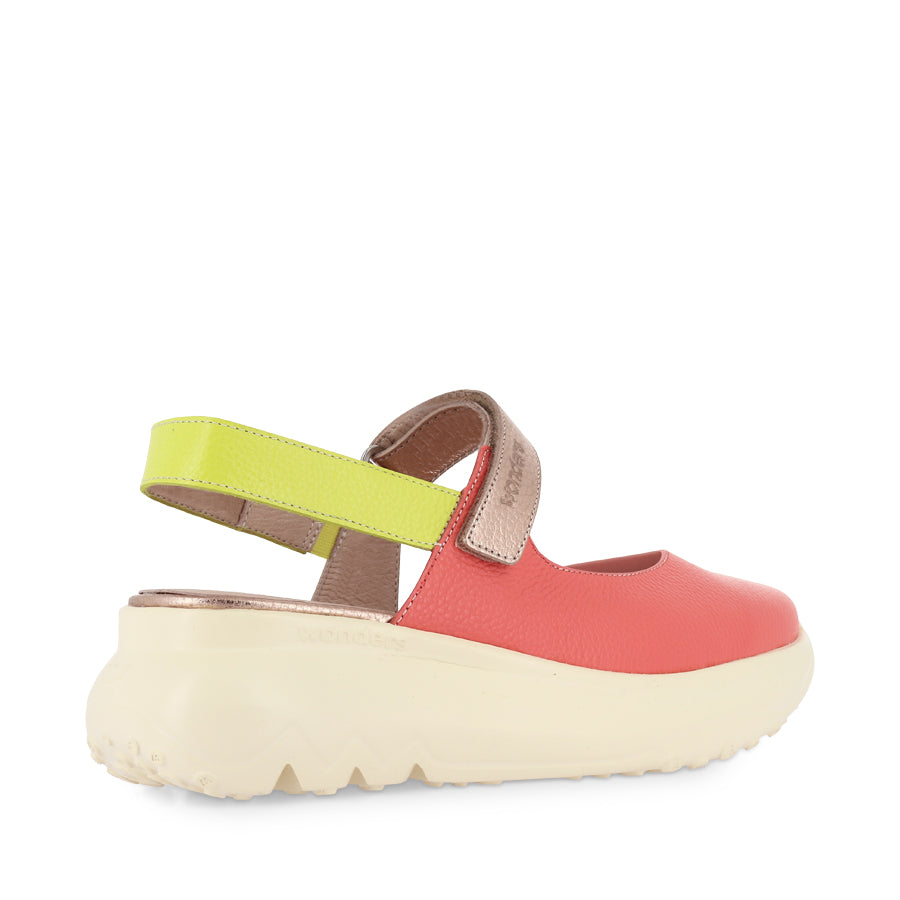 ALINA A-4004 - CORAL MULTI LEATHER