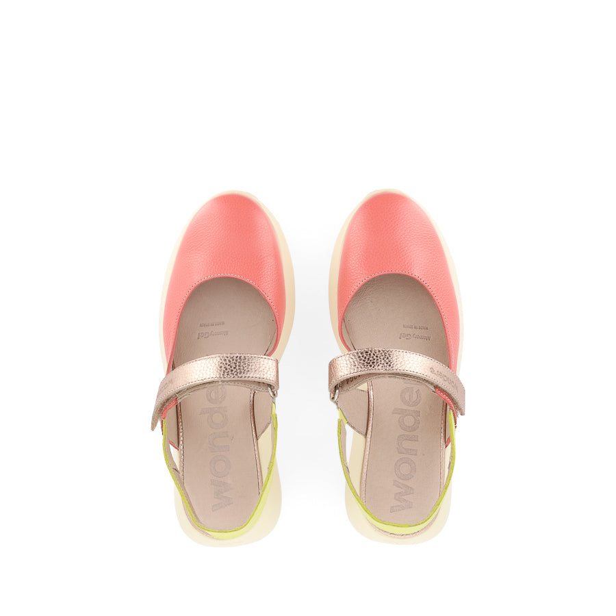 ALINA A-4004 - CORAL MULTI LEATHER