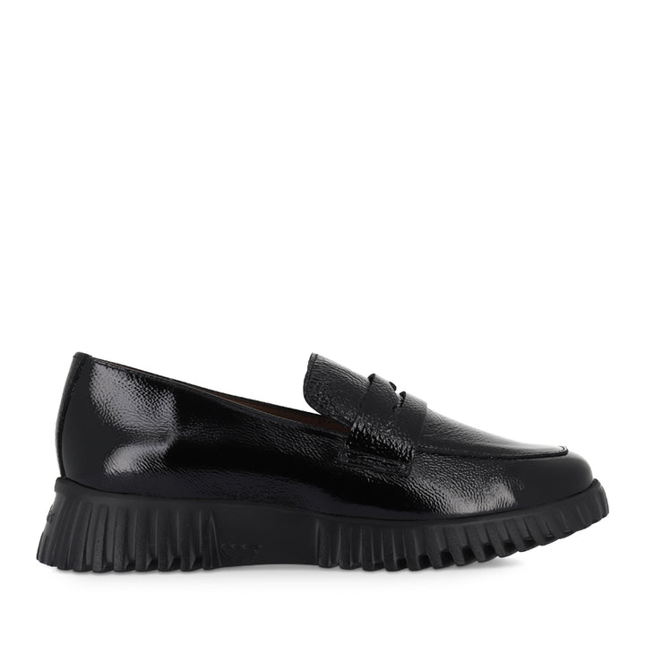 ALLY A-4402 - BLACK PATENT LEATHER