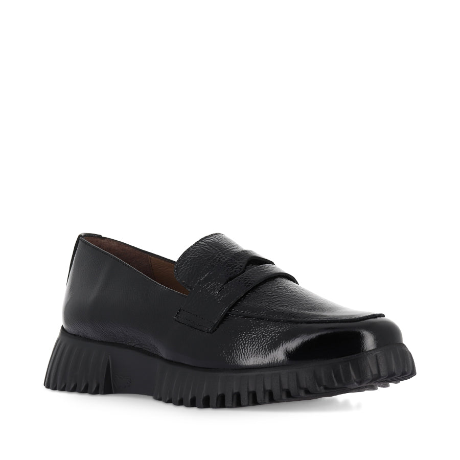 ALLY A-4402 - BLACK PATENT LEATHER