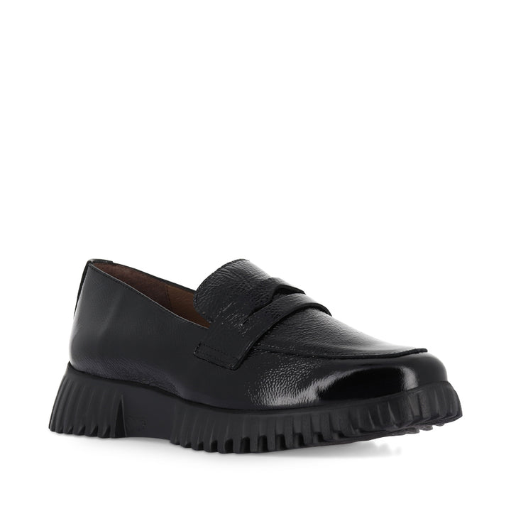 ALLY A-4402 - BLACK PATENT LEATHER