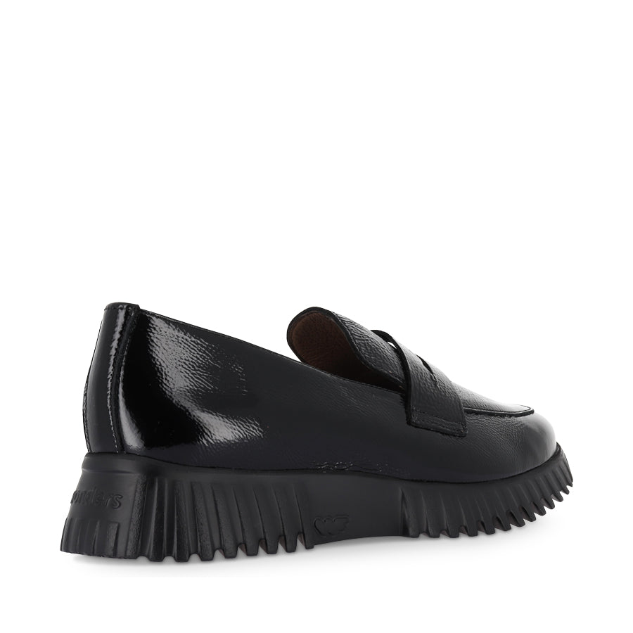 ALLY A-4402 - BLACK PATENT LEATHER
