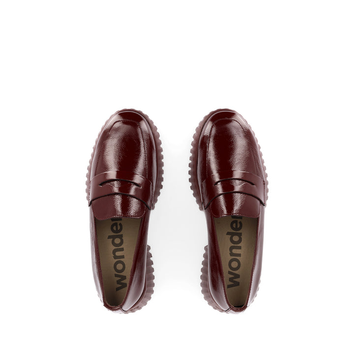 ALLY A-4402 - WINE PATENT LEATHER