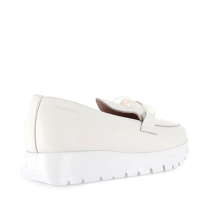 AMIRA A-2444 - OFF WHITE LEATHER