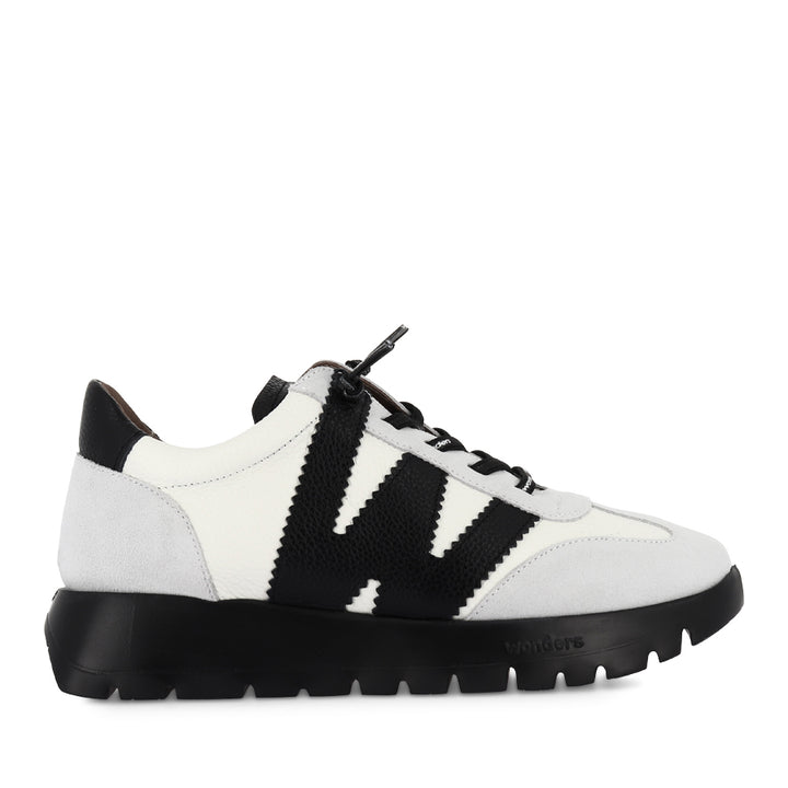 ANTONIA A-2476 - WHITE/BLACK MULTI