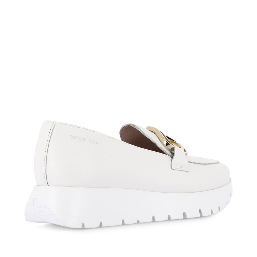 ARIANA A-2462 - WHITE LEATHER