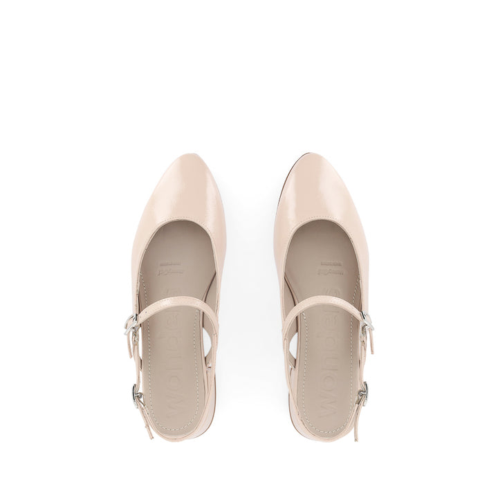 BONNIE B-9703 - NUDE PATENT LEATHER