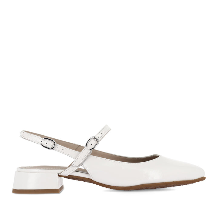 BONNIE B-9703 - OFF WHITE PATENT LEATHER