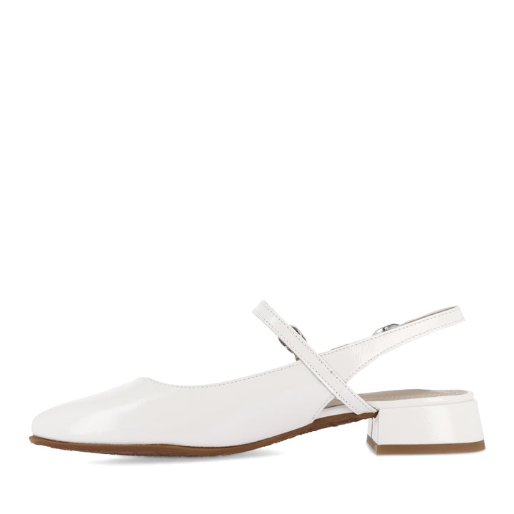 BONNIE B-9703 - OFF WHITE PATENT LEATHER