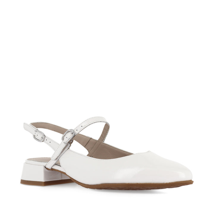 BONNIE B-9703 - OFF WHITE PATENT LEATHER
