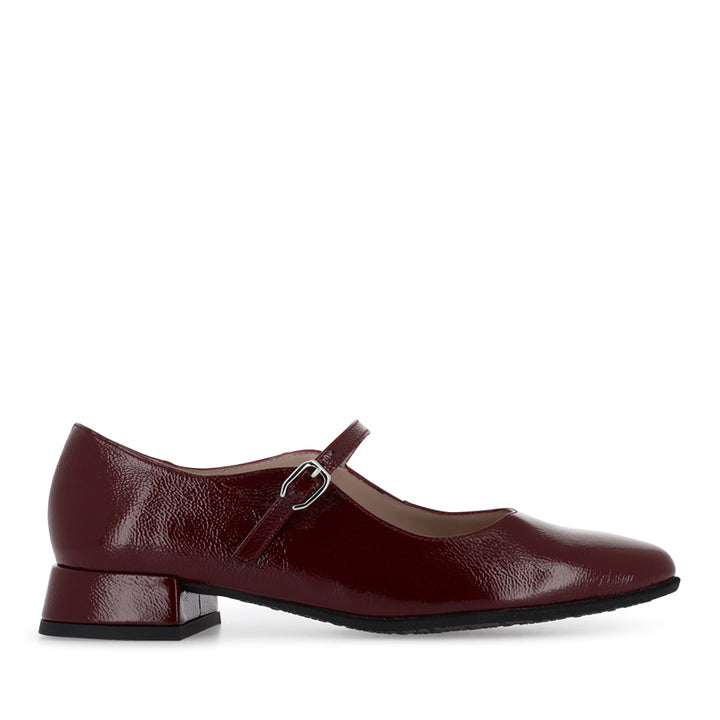 BRINLEY B-9720 - WINE PATENT LEATHER