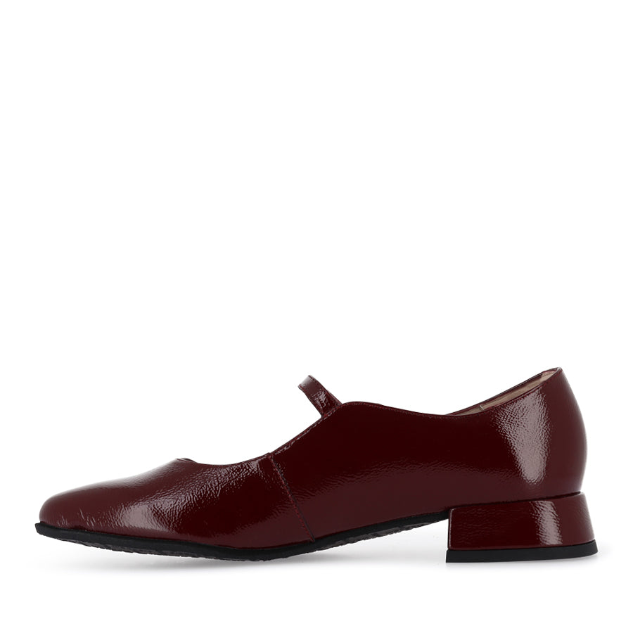 BRINLEY B-9720 - WINE PATENT LEATHER