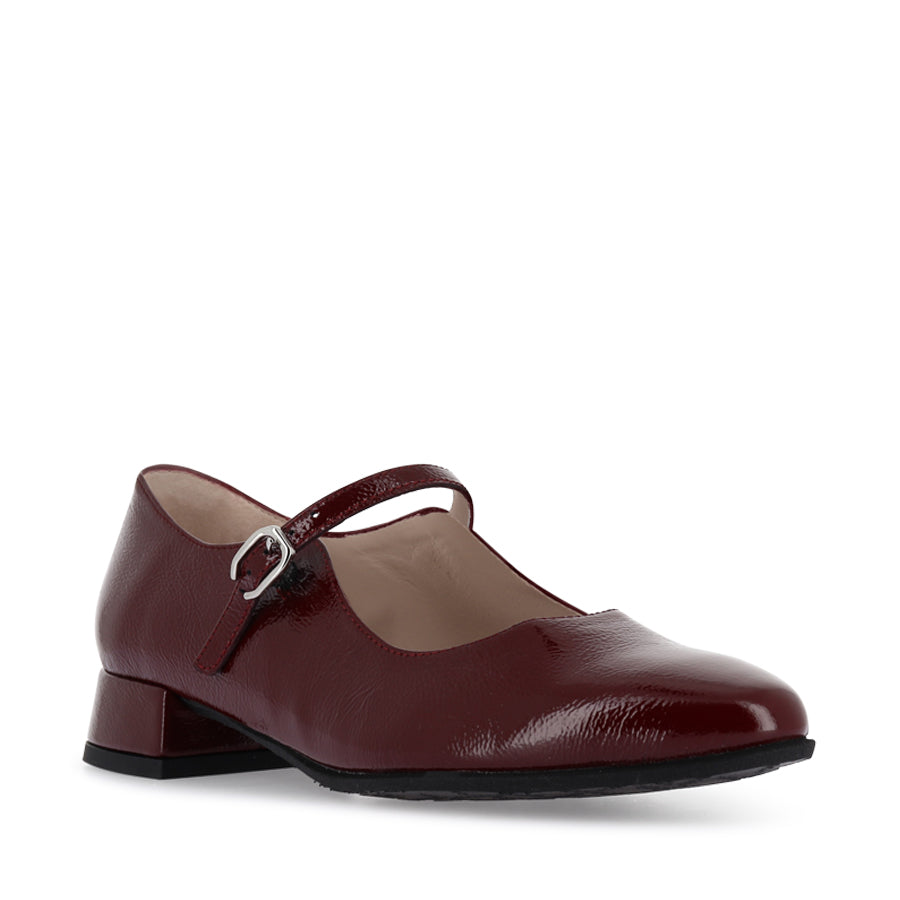 BRINLEY B-9720 - WINE PATENT LEATHER