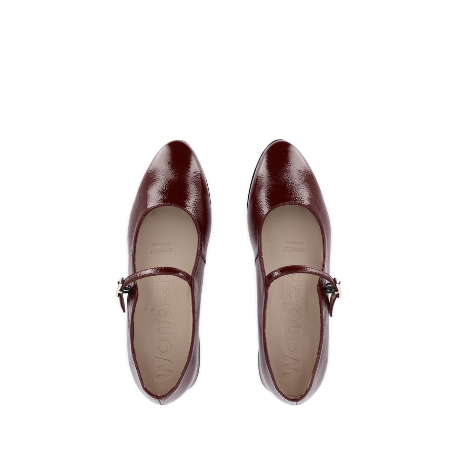 BRINLEY B-9720 - WINE PATENT LEATHER