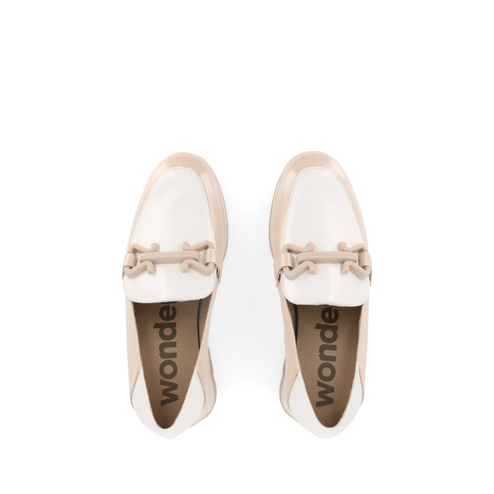CORA C-7603 - NUDE PATENT LEATHER COMBO