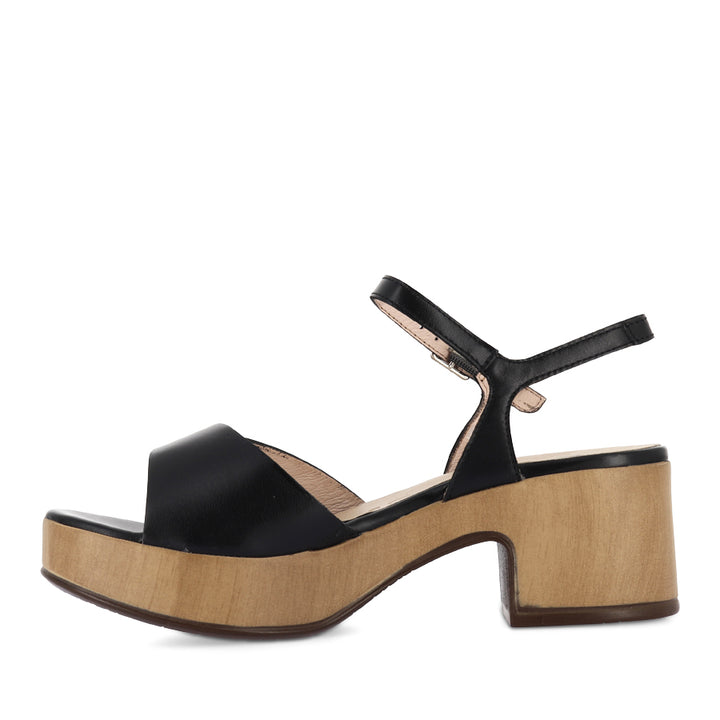 DARCY D-8841 - BLACK/NATURAL LEATHER