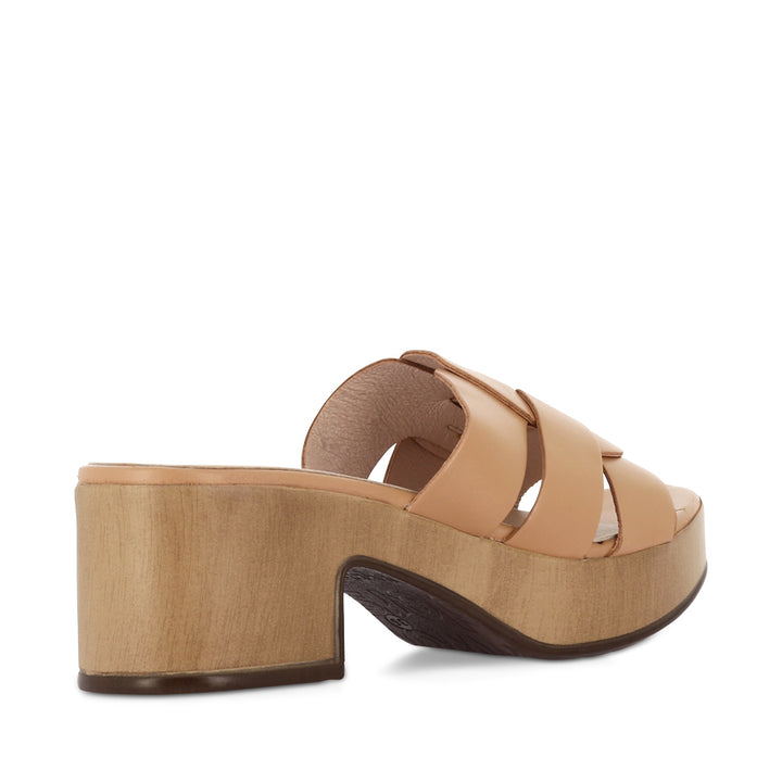 DARLA D-8840 - SAND/NATURAL LEATHER