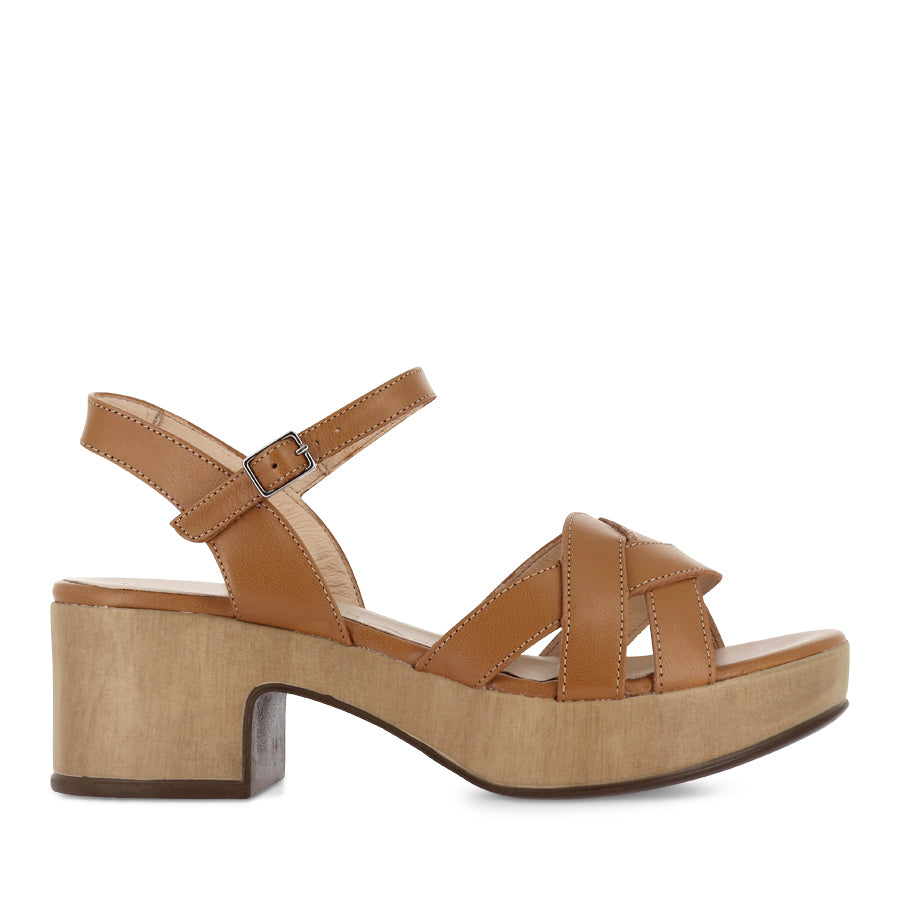 DESSIE D-8860 - TAN LEATHER