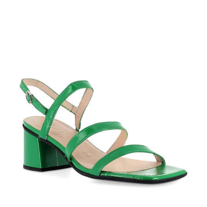 HARLO H-5604 - GREEN PATENT LEATHER