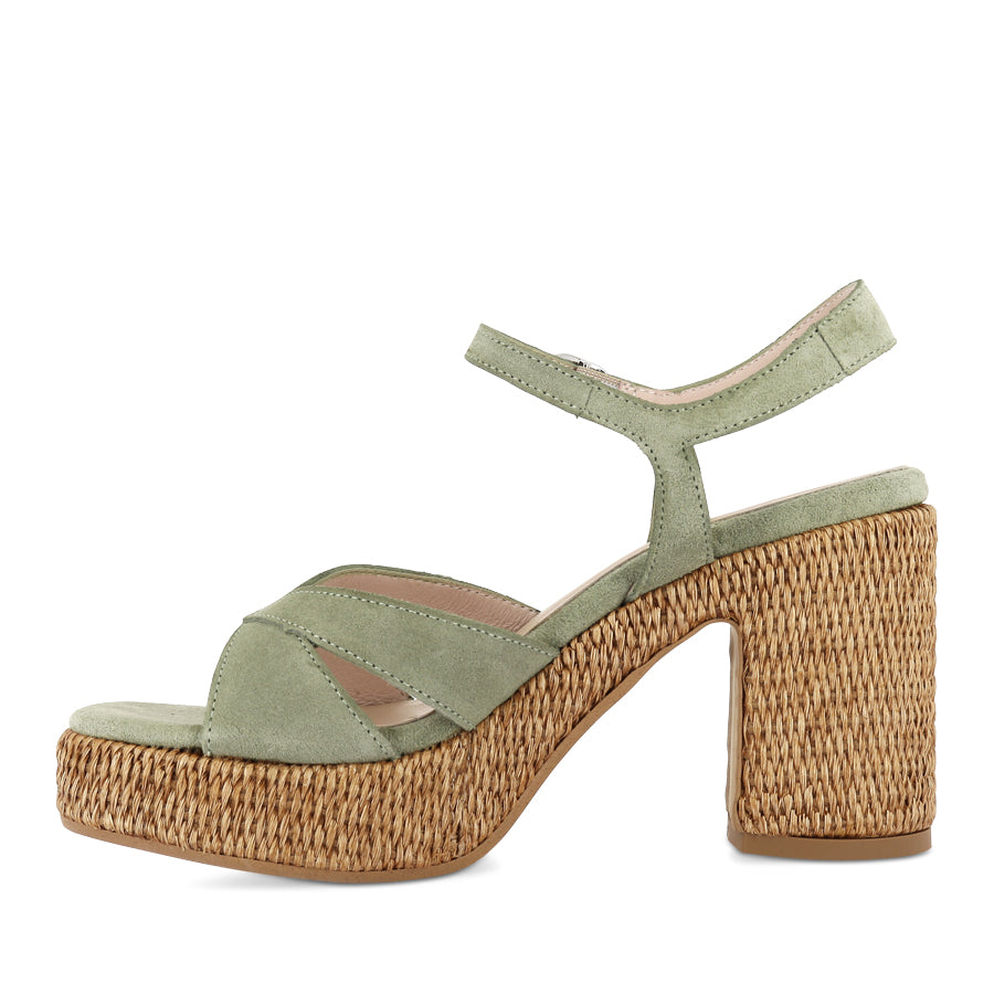 LORENT L-1502 - OLIVE GREEN NUBUCK