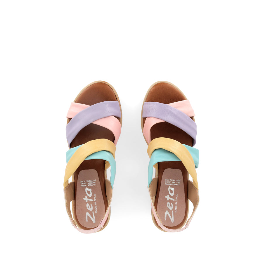 JERRIE - PASTEL MULTI LEATHER