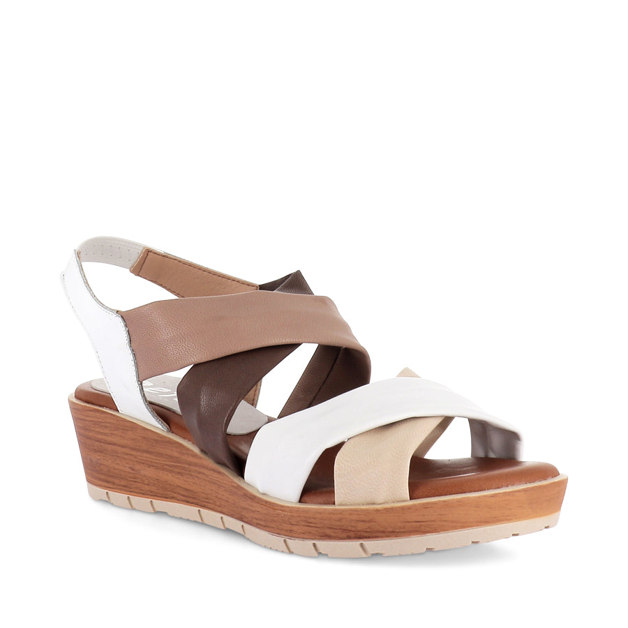 JERRIE - WHITE MULTI LEATHER