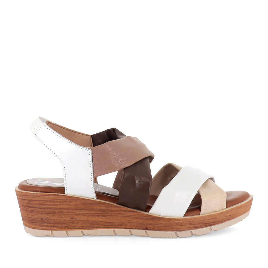 JERRIE - WHITE MULTI LEATHER