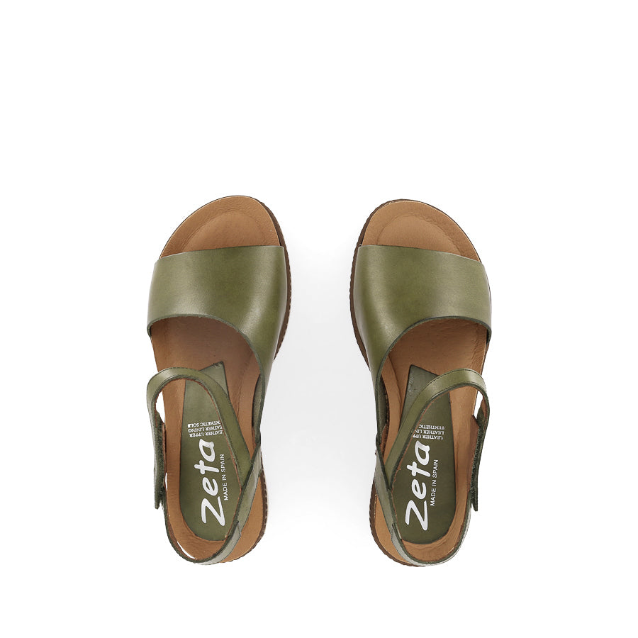 LENA - KHAKI LEATHER