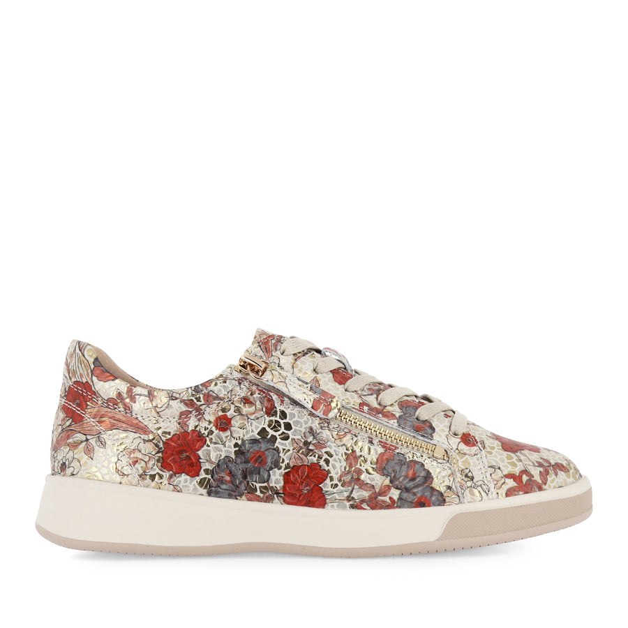 AITO XF - RED FLORAL EMBOSS LEATHER