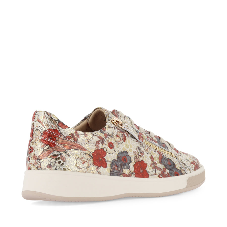 AITO XF - RED FLORAL EMBOSS LEATHER