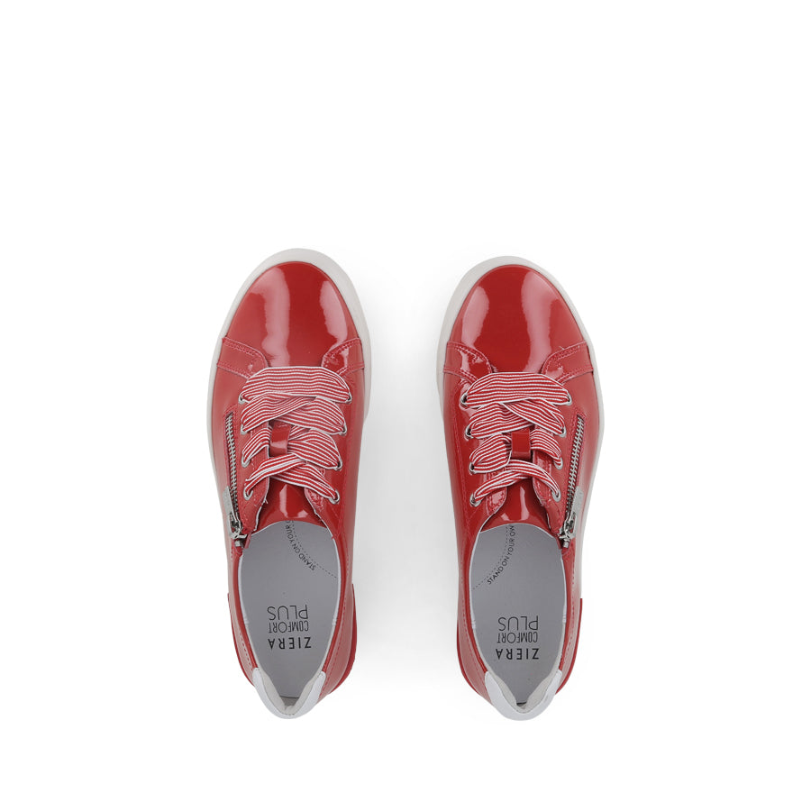 AUDRY W - RED WHITE PATENT LEATHER