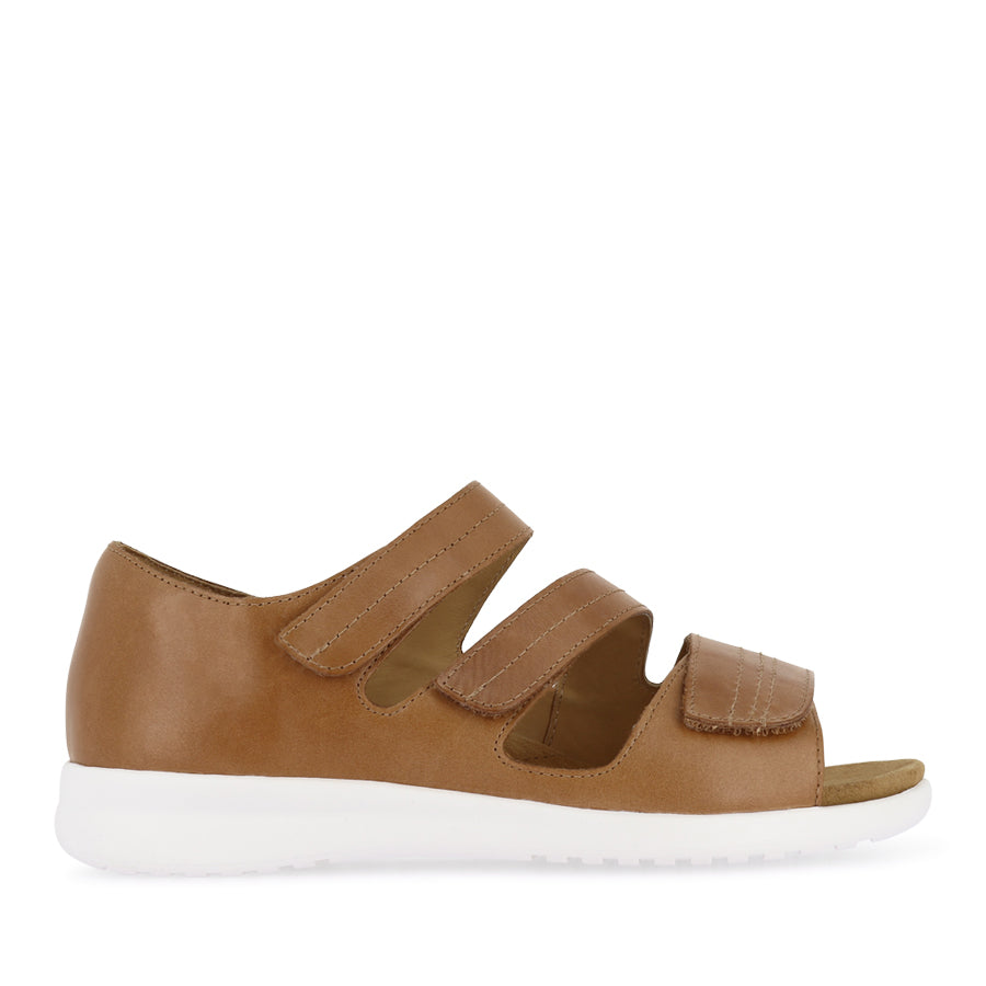 BARDOT XW - TAN WHITE LEATHER