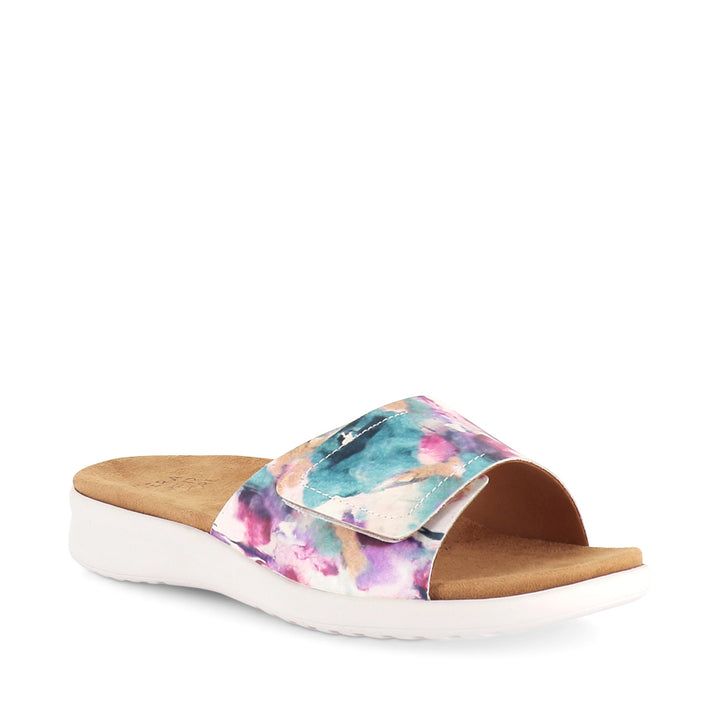 BARLAD XW - PANSY FLORAL LEATHER