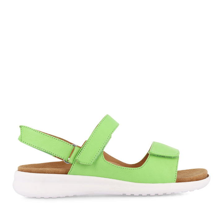 BENJI XW - LIGHT LIME LEATHER WHITE SOLE