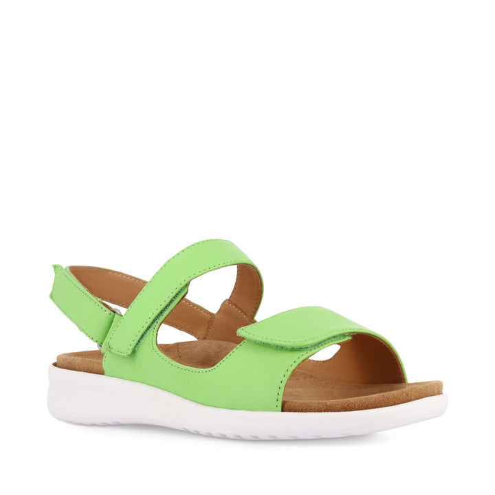 BENJI XW - LIGHT LIME LEATHER WHITE SOLE