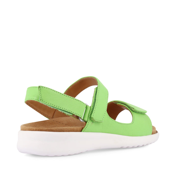 BENJI XW - LIGHT LIME LEATHER WHITE SOLE