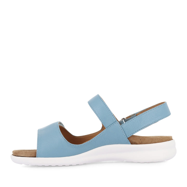 BENJI XW - NEW BLUE LEATHER/WHITE SOLE